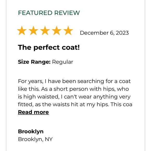 LL Bean Women's Ultrawarm Coat, Three Quarter Length Medium - Picture 9 of 9